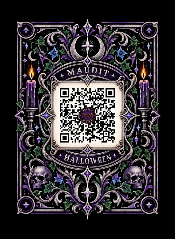 Dos officiel Maudit Halloween